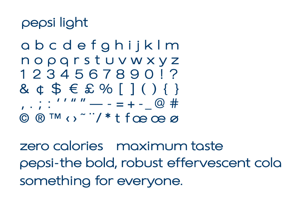 PepsiFont